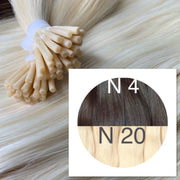 Micro links ombre 4 and 20 Color GVA hair - GVA hair