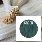 Micro links Color Green GVA hair_Retail price - GVA hair