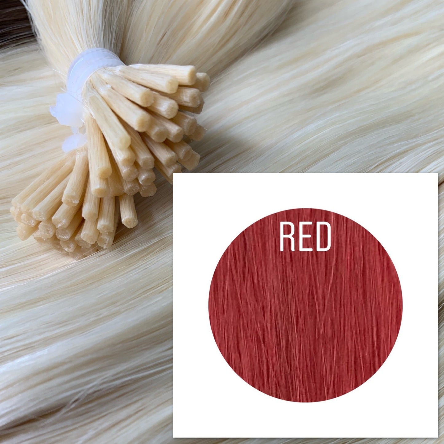 Micro links Color Red GVA hair_Retail price - GVA hair